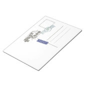 Briefkaart Achterzijde Notitieblok (Schuin)