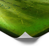 Briefkaart-achtig op gekruiste paarden poster (Hoek)