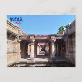 Briefkaart - Adalaj - India