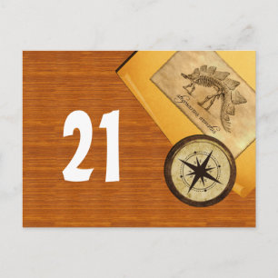 Briefkaart Adventure Wedding Table Number