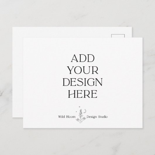 Briefkaart afdrukken | Upload uw eigen ontwerp (Voorkant / Achterkant)