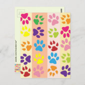 Briefkaart Afdrukken verven (Voorkant / Achterkant)