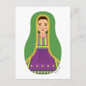 Briefkaart Afghan Matryoshka (Voorkant)