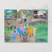 Briefkaart - Afrika (Voorkant)