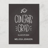 Briefkaart afstuderen begroeten (Voorkant)