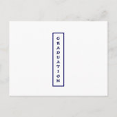 Briefkaart ~ Afstuderen: Uitnodiging (Achterkant)