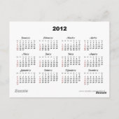 briefkaart Agenda 2012 (Achterkant)