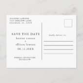 Briefkaart | Agenda sparen de Datum (Achterkant)