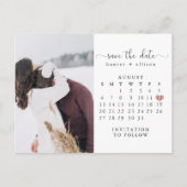 Briefkaart | Agenda sparen de Datum (Voorkant)