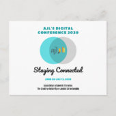 Briefkaart AJL Digital Conference 2020 (Voorkant)