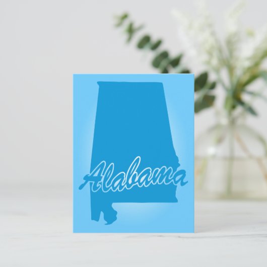 Briefkaart Alabama (Staand voorkant)
