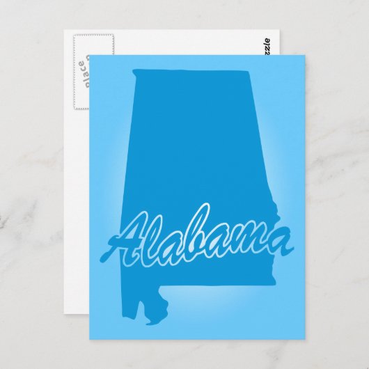 Briefkaart Alabama (Voorkant / Achterkant)
