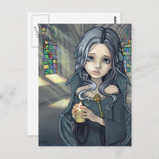 briefkaart "Alannah" (Voorkant / Achterkant)