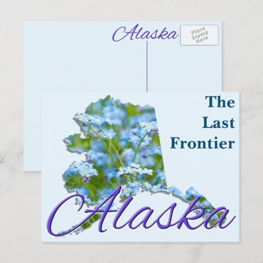 Briefkaart - ALASKA (Voorkant / Achterkant)