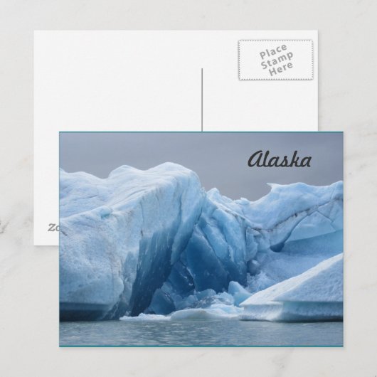 Briefkaart Alaskan Iceberg (Voorkant / Achterkant)