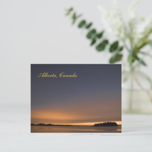 Briefkaart - Alberta, Canada (Staand voorkant)