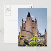Briefkaart Alcázar de Segovia (Voorkant / Achterkant)