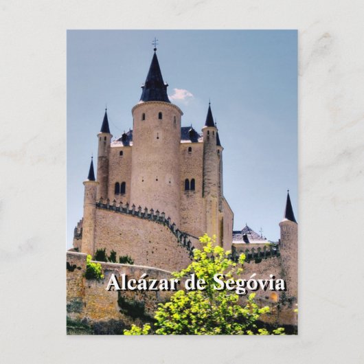 Briefkaart Alcázar de Segovia (Voorkant)