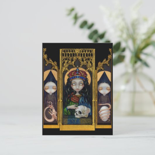 briefkaart "Alchemical Queen" (Staand voorkant)