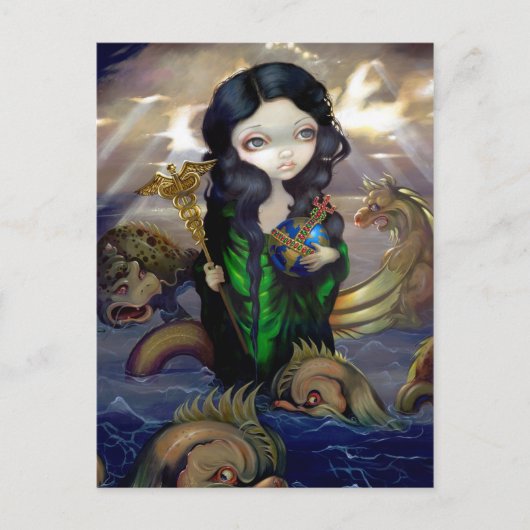 briefkaart "Alchemische Zeeen" (Voorkant)