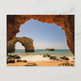 Briefkaart Algarve - Praia de Albandeira - geen te