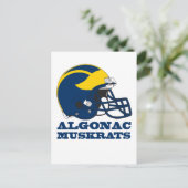 Briefkaart - Algonac Muskrats (Staand voorkant)