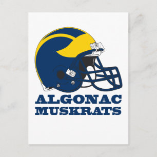 Briefkaart - Algonac Muskrats