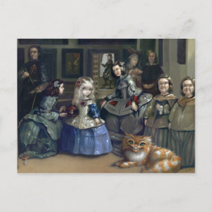 briefkaart "Alice and Las Meninas"