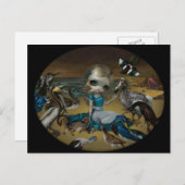 briefkaart "Alice and the Audubon Birds" (Voorkant / Achterkant)