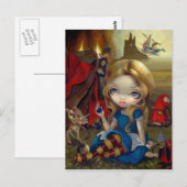 briefkaart "Alice en de Bosch Monsters" (Voorkant / Achterkant)