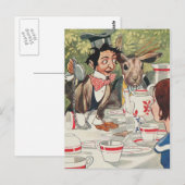  Briefkaart Alice en Wonderland (Voorkant / Achterkant)