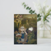 briefkaart "Alice in a Bosch Landscape" (Staand voorkant)