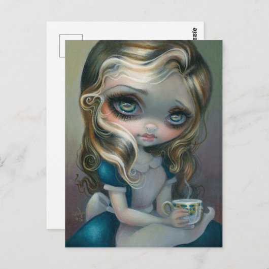 briefkaart "Alice's Advice" (Voorkant / Achterkant)