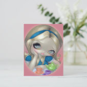 briefkaart "Alice's Tea Party" (Staand voorkant)