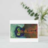 Briefkaart Alien/owl (Staand voorkant)