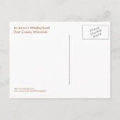 briefkaart, "Alle wegen leiden naar Door County" Briefkaart (Achterkant)