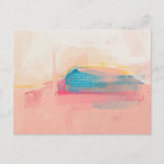 briefkaart "Alles in licht bekijken" (Voorkant)