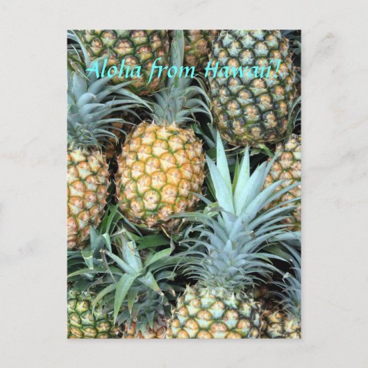 briefkaart "Aloha uit Hawaï" (Voorkant)