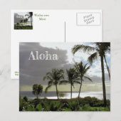 briefkaart "ALOHA VAN MAUI" (Voorkant / Achterkant)