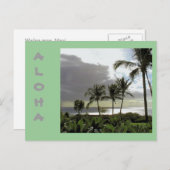 briefkaart "ALOHA VAN MAUI" (Voorkant / Achterkant)