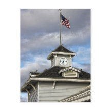 briefkaart "Amerikaanse vlag"