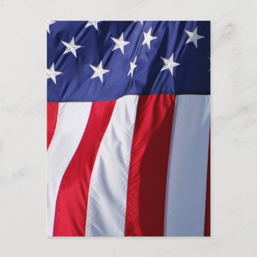 Briefkaart Amerikaanse vlag (Voorkant)