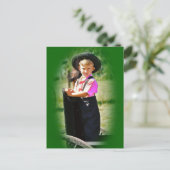 Briefkaart Amish Boy (Staand voorkant)