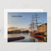 Briefkaart Amsterdam (Voorkant / Achterkant)