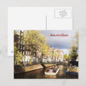 Briefkaart Amsterdam (Voorkant / Achterkant)