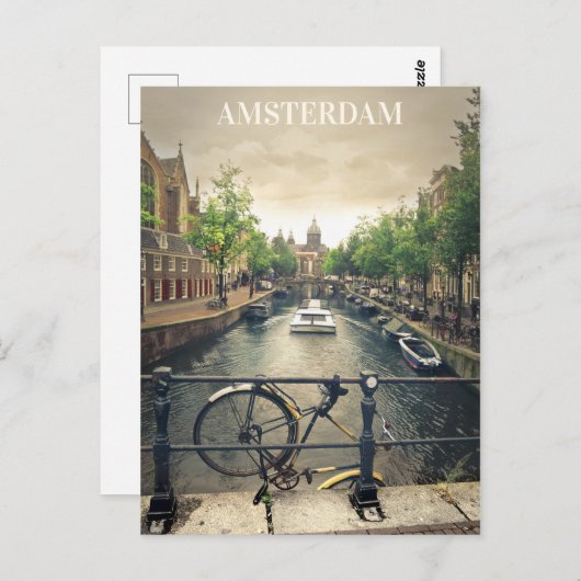 Briefkaart Amsterdam (Voorkant / Achterkant)