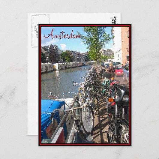 Briefkaart Amsterdam (Voorkant / Achterkant)