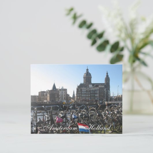 Briefkaart Amsterdam (Staand voorkant)