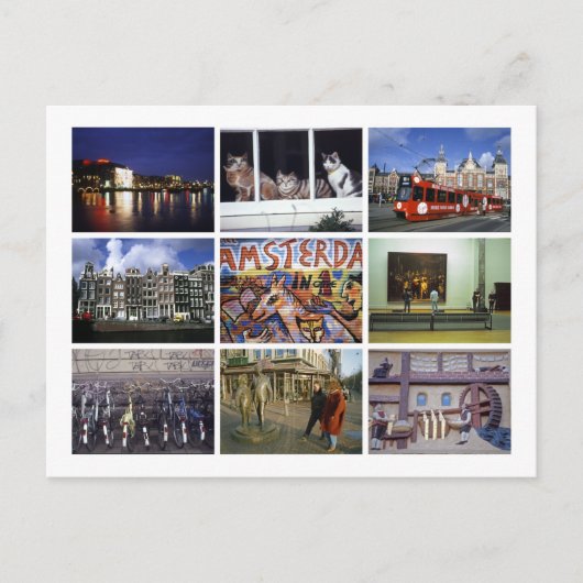 Briefkaart Amsterdam (Voorkant)