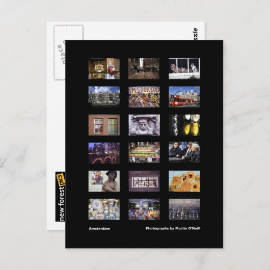 Briefkaart Amsterdam (Voorkant / Achterkant)